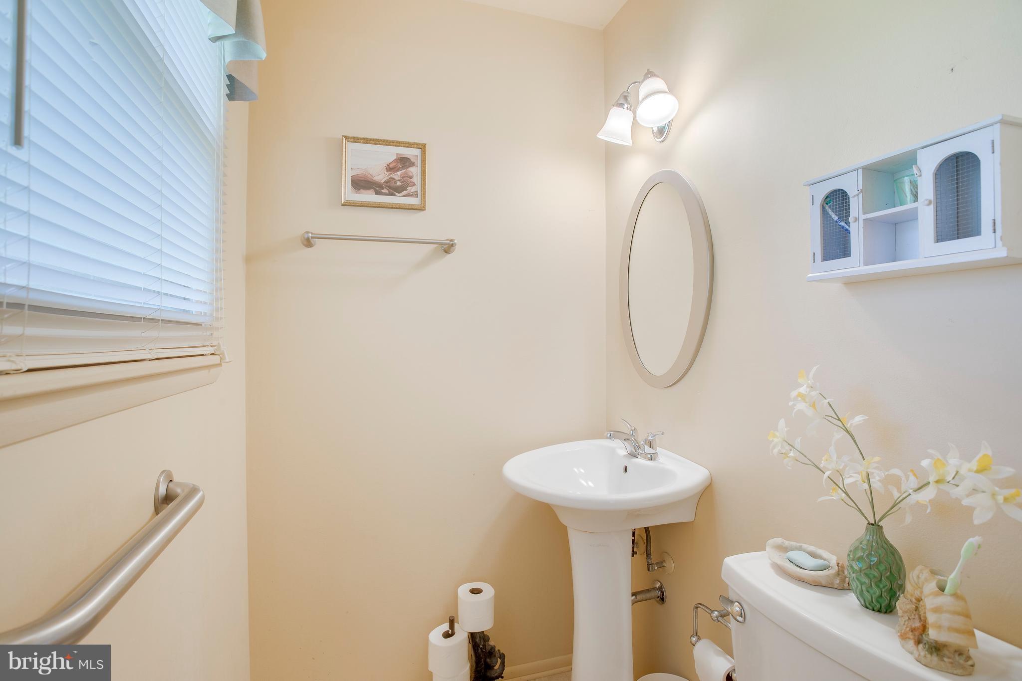 256 Candytuft Road Reisterstown, MD 21136 - Photo 22 of 37 a bathroom with a sink mirror and toilet