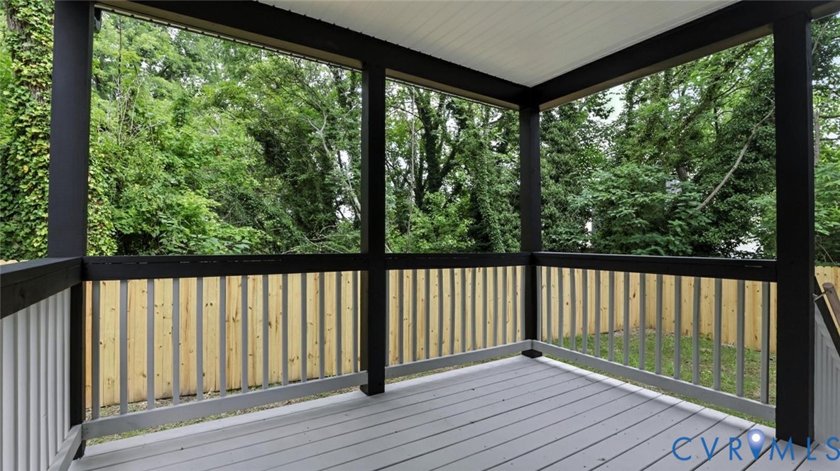 409 Mistletoe Street Petersburg, VA 23803 - Photo 22 of 40 a view of balcony with wooden floor