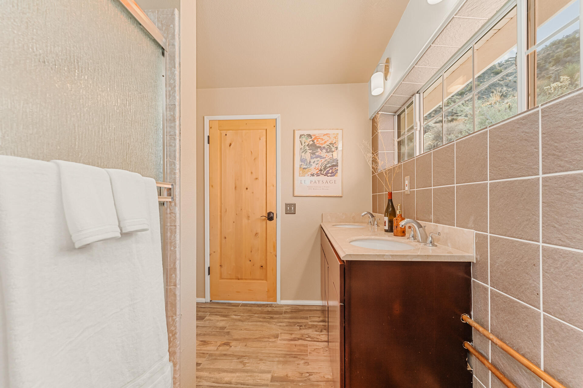 53019 Apache Trail Morongo Valley, CA 92256 - Photo 14 of 37 a bathroom with a sink and a mirror