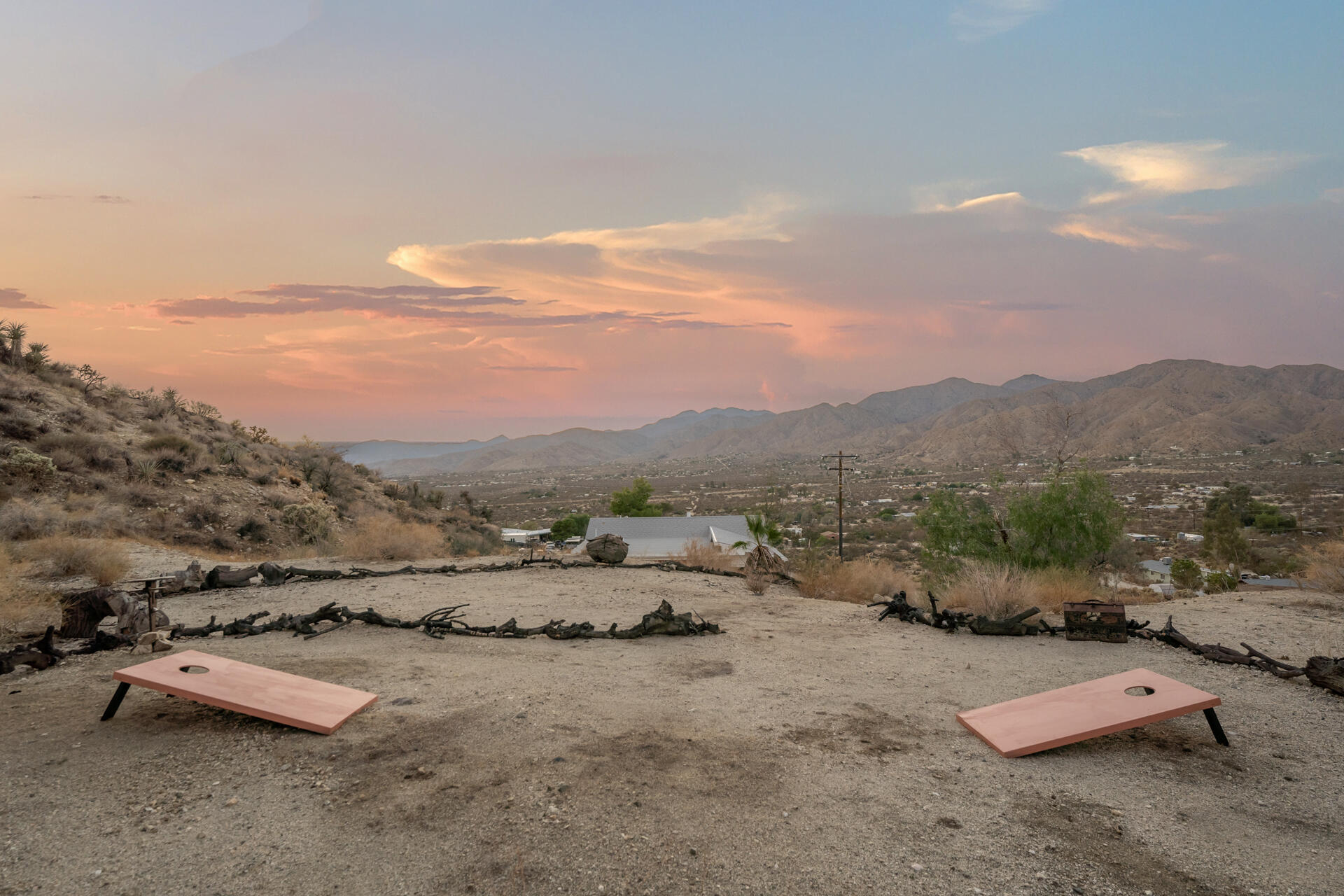 53019 Apache Trail Morongo Valley, CA 92256 - Photo 23 of 37 a view of a lake with a mountain