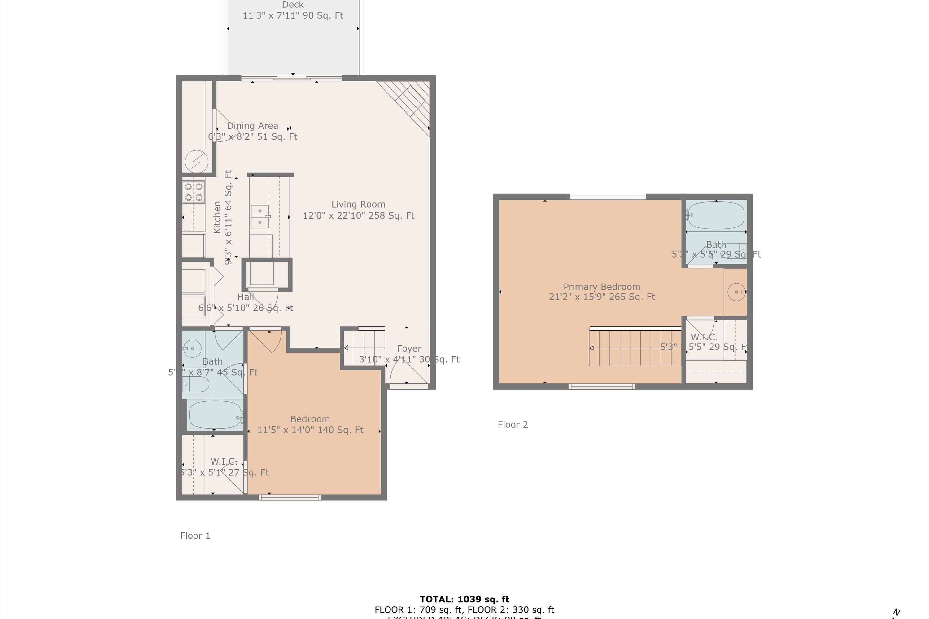 3309 Forest Ridge Road Roanoke, VA 24018 - Photo 18 of 18 a picture of a floor plan