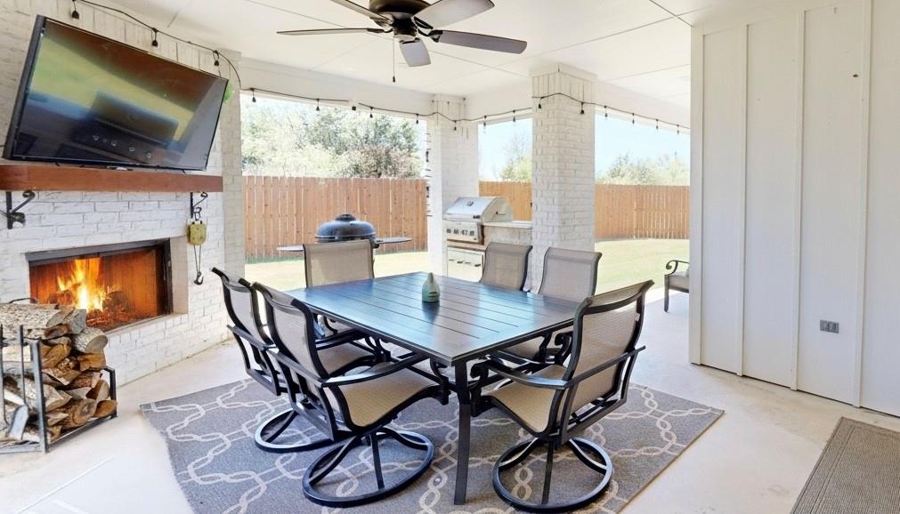 1233 Green Elm Road Graford, TX 76449 - Photo 31 of 40 Outdoor Kitchen