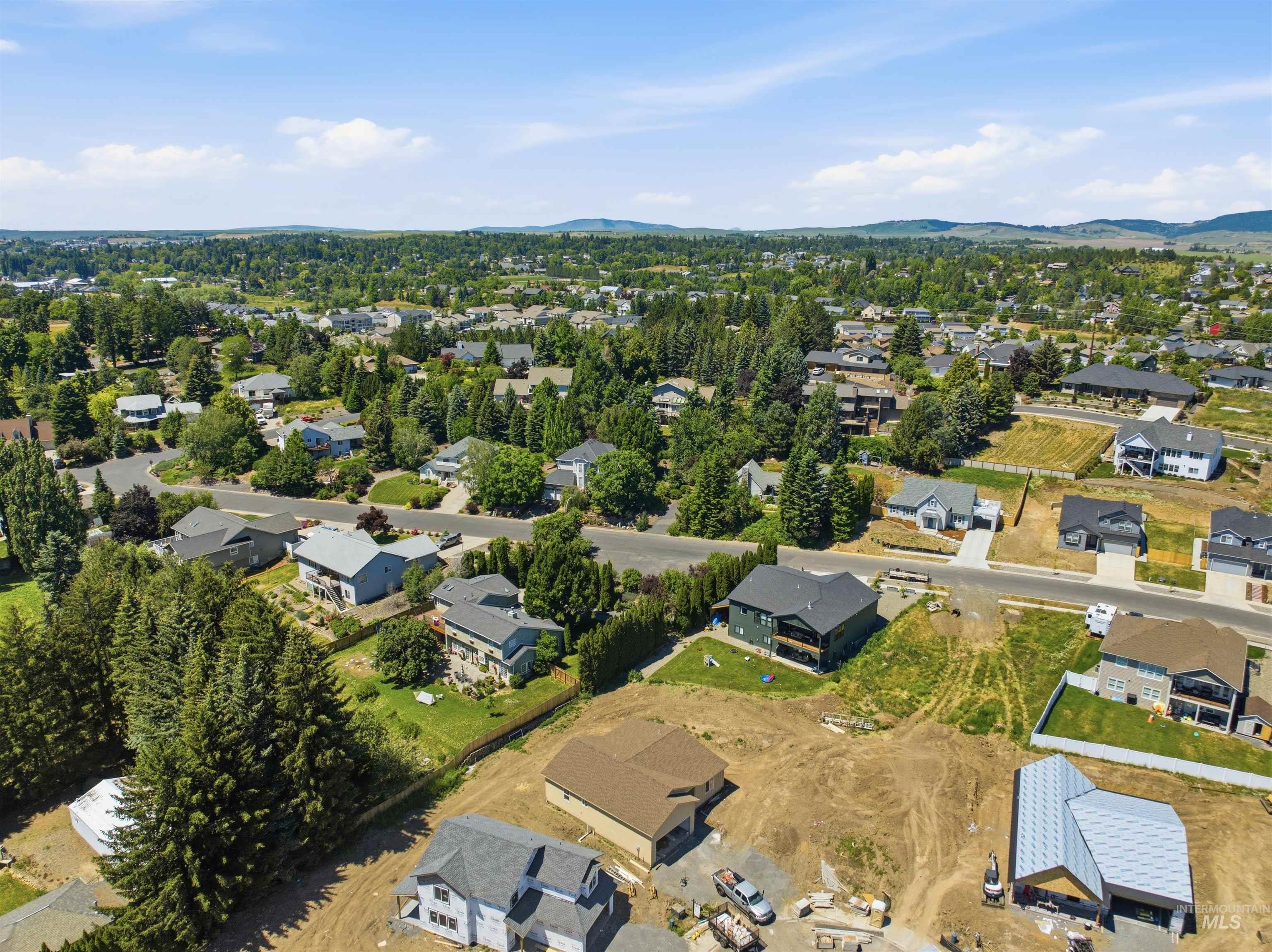 2812 Cyprus Court Moscow, ID 83843 - Photo 20 of 22 New construction residential development featuring multiple building phases, existing completed homes, and properties under construction
