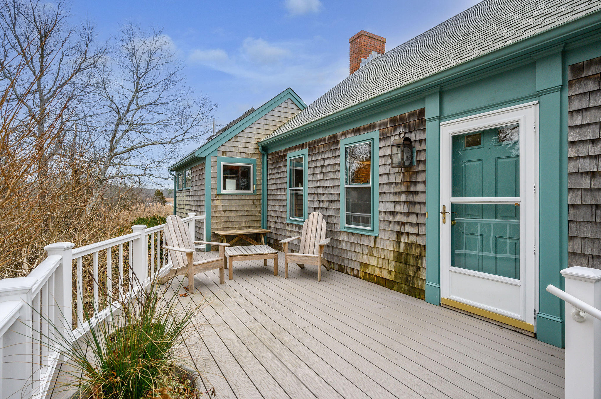 52 Captain Linnell Road Orleans, MA 02653 - Photo 7 of 45 a view of a patio on the deck in front of house