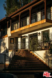 a front view of a house with a window