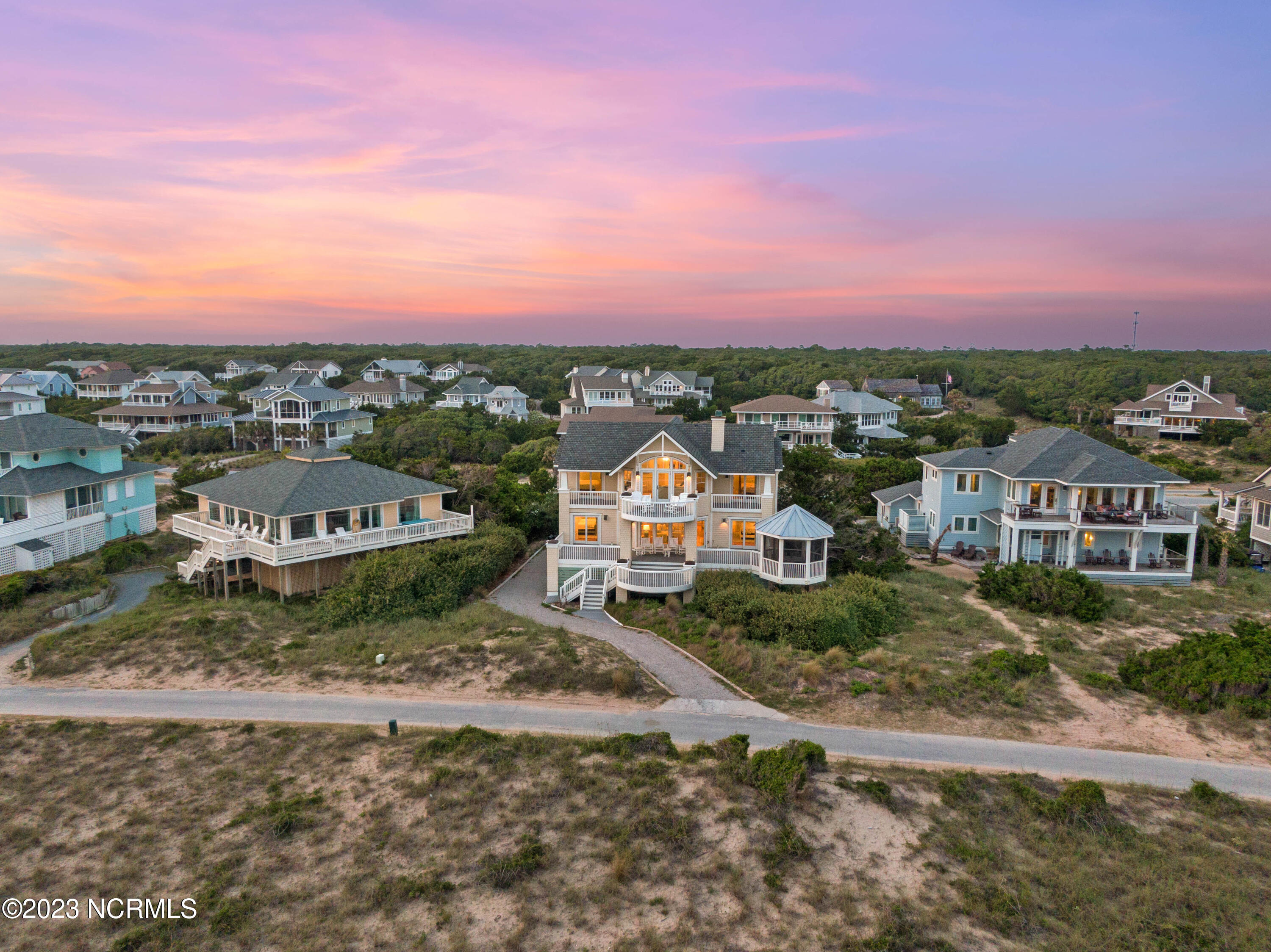 7 Silversides Trail Bald Head Island, NC 28461 - Photo 3 of 65 004_7_silversides_trail_drone_photo-4