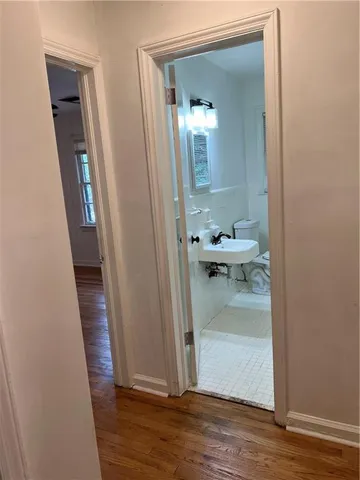 a bathroom with a sink