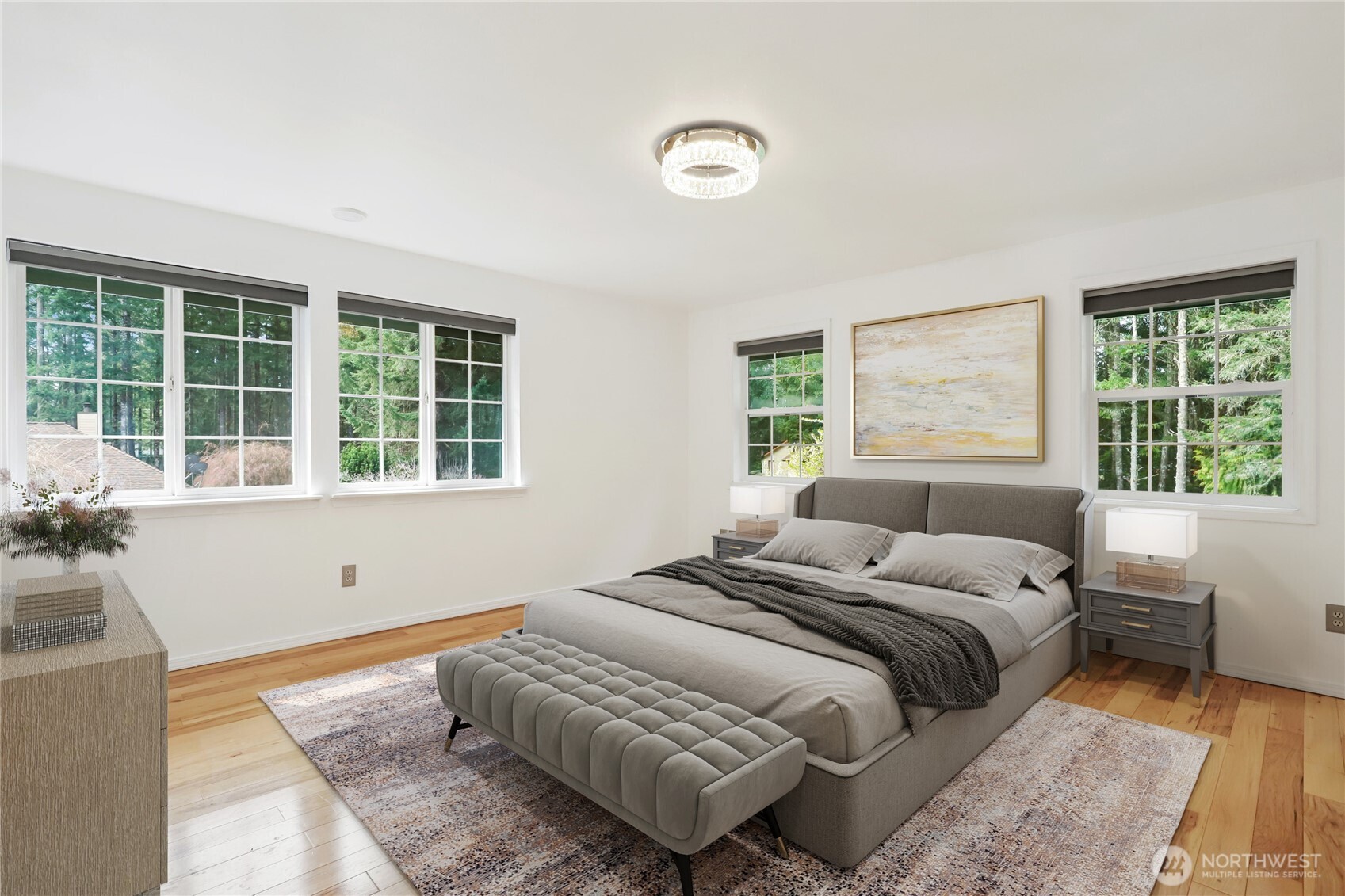 1063 Southwest Depot Court Port Orchard, WA 98367 - Photo 13 of 40 a bedroom with a bed and window