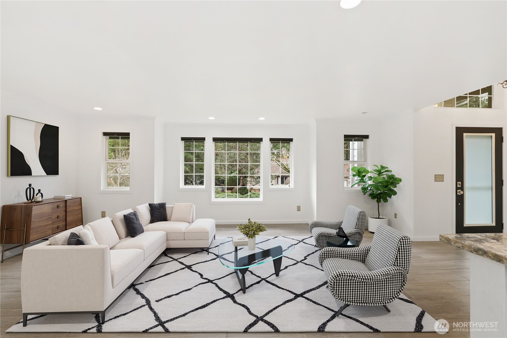 1063 Southwest Depot Court Port Orchard, WA 98367 - Photo 3 of 40 a living room with furniture and a large window