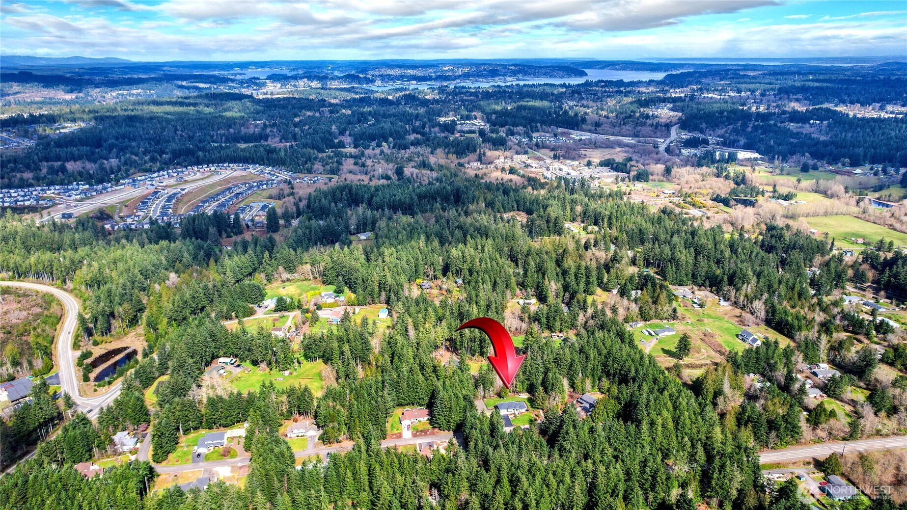 1063 Southwest Depot Court Port Orchard, WA 98367 - Photo 39 of 40 a view of lake and mountain