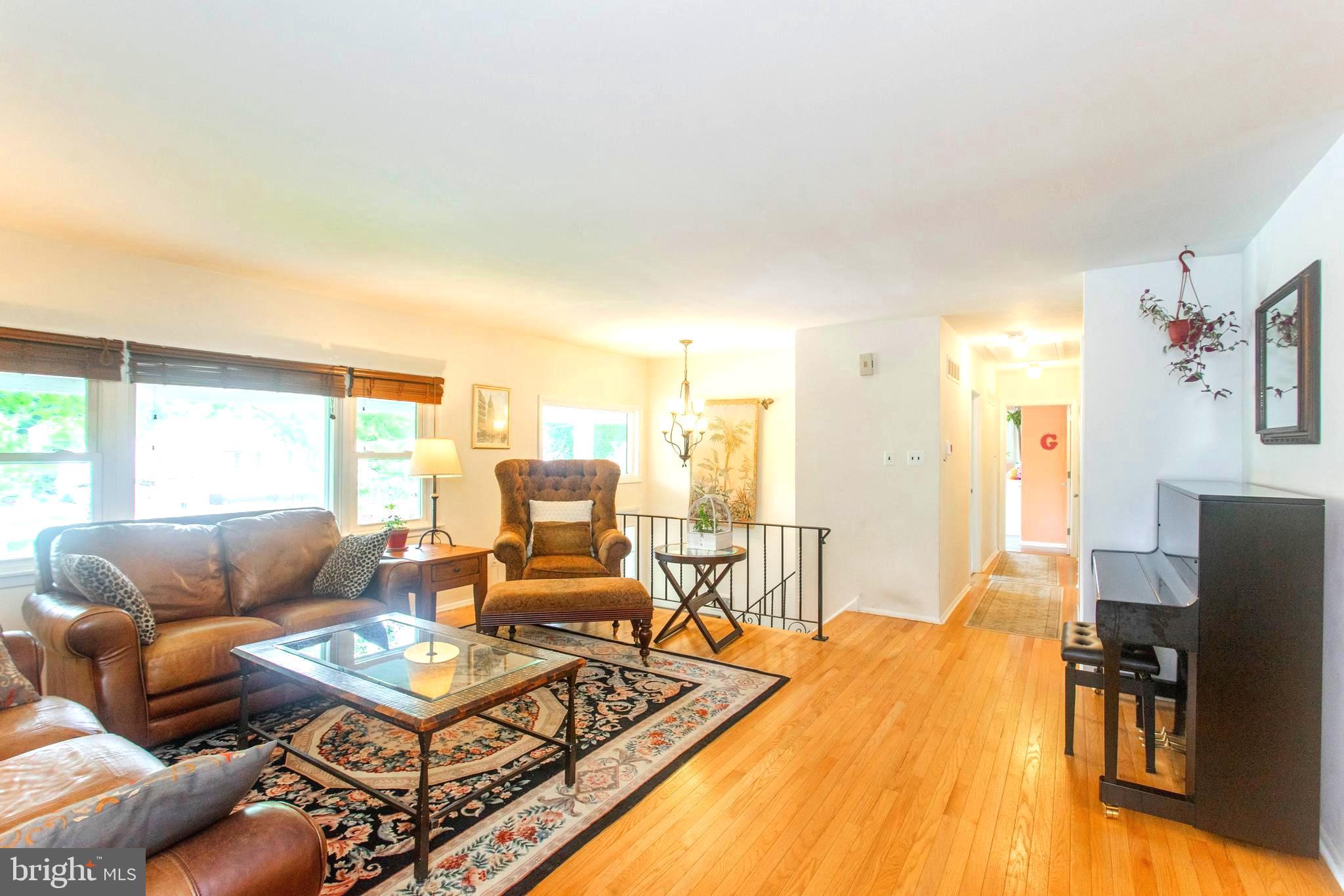 345 Golf Hills Road Havertown, PA 19083 - Photo 7 of 41 Living Room with Hardwood Floors