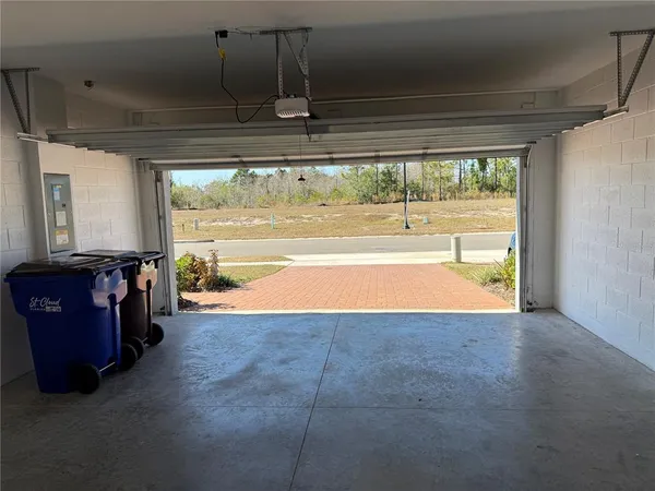 a view of a kitchen with a swimming pool