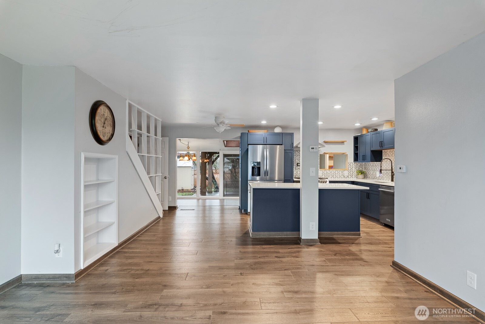 1705 36th Street Anacortes, WA 98221 - Photo 30 of 39 a kitchen with a refrigerator and a sink