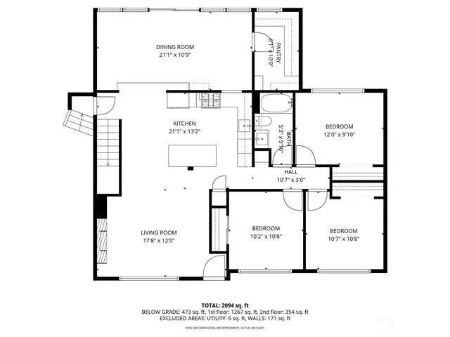 a picture of a floor plan