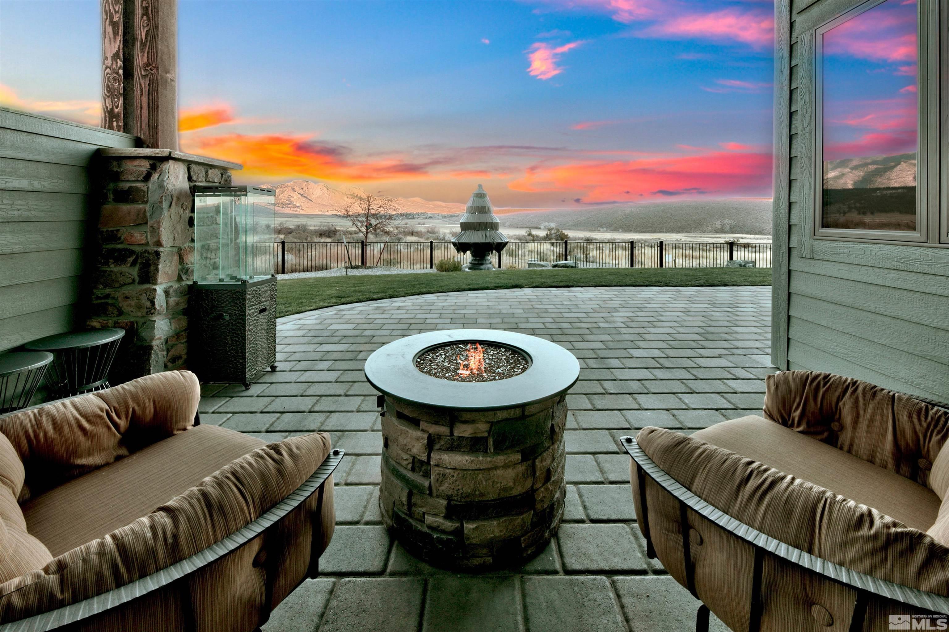316 James Canyon Loop Genoa, NV 89411 - Photo 29 of 40 a view of a couches in the patio