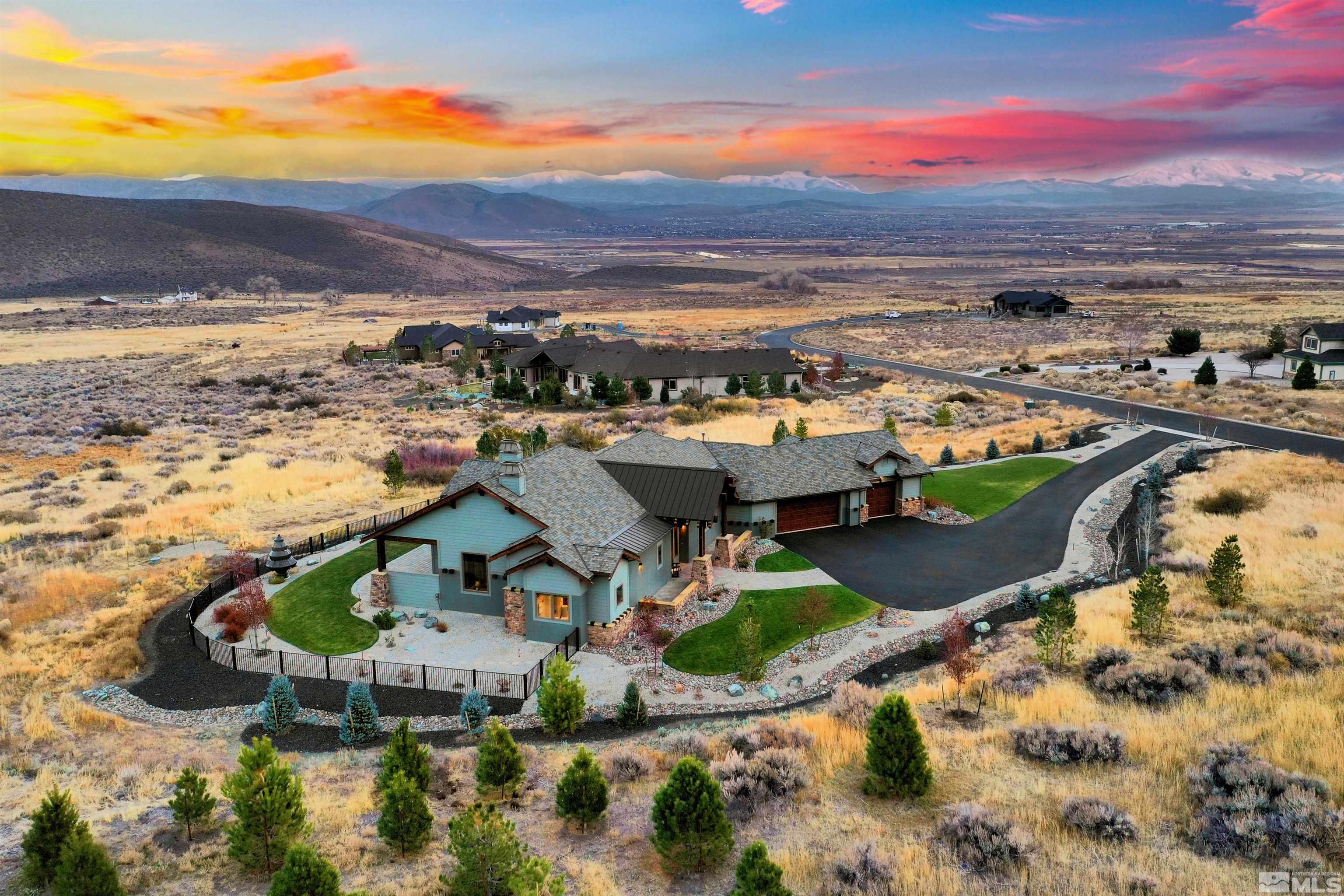 316 James Canyon Loop Genoa, NV 89411 - Photo 37 of 40 a view of a city with ocean view