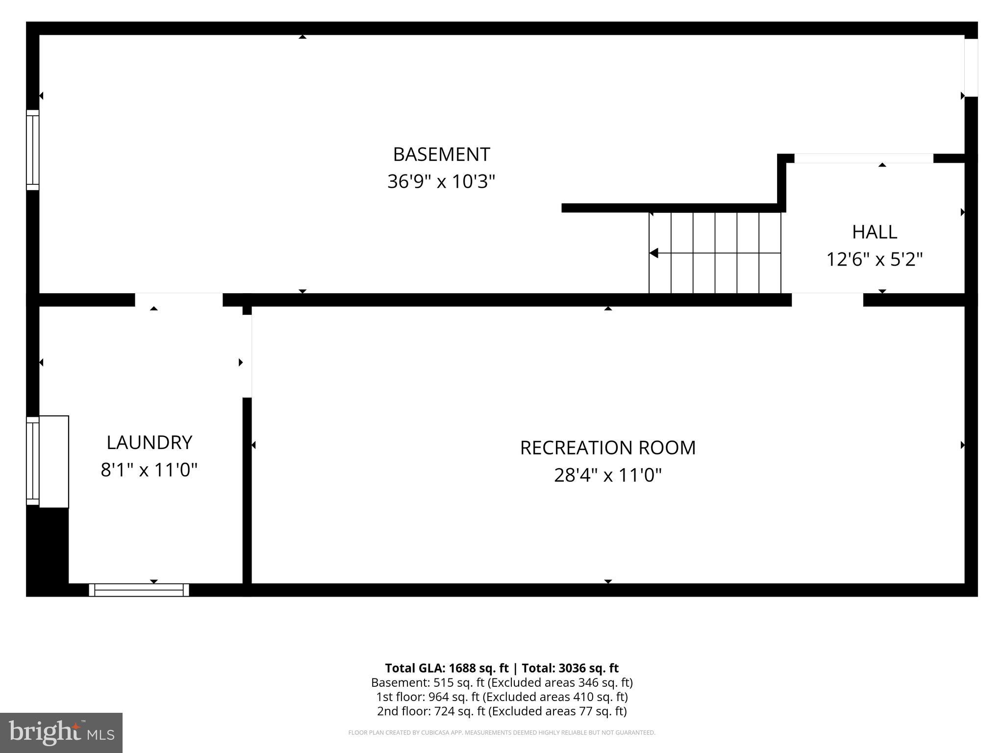 758 210th Street Pasadena, MD 21122 - Photo 53 of 53 Lower-Level Floor Plan