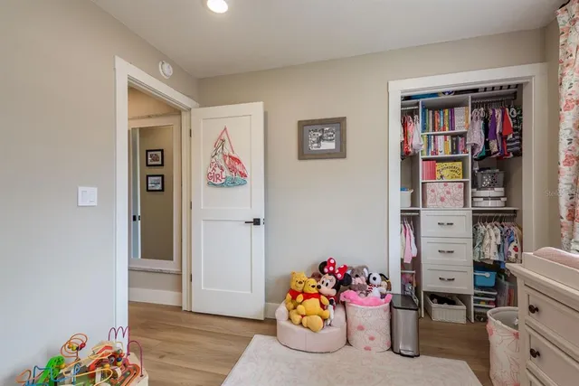a children room with toys