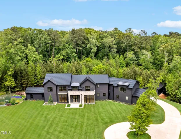 a front view of a house with entertaining space