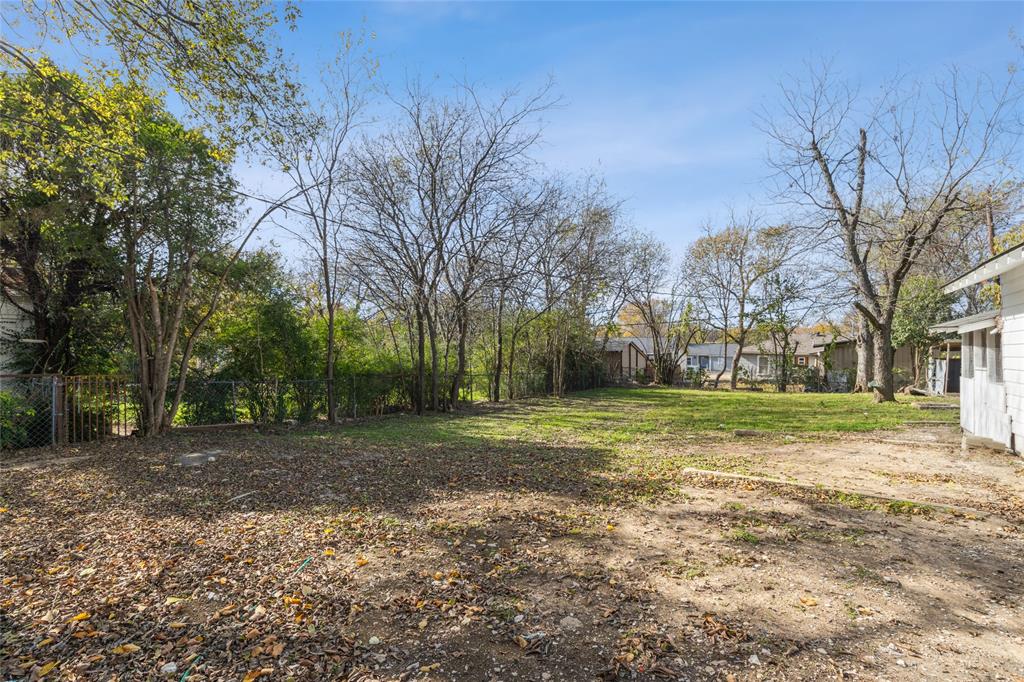 4816 Foard Street Fort Worth, TX 76119 - Photo 22 of 25 a view of a yard with a trees