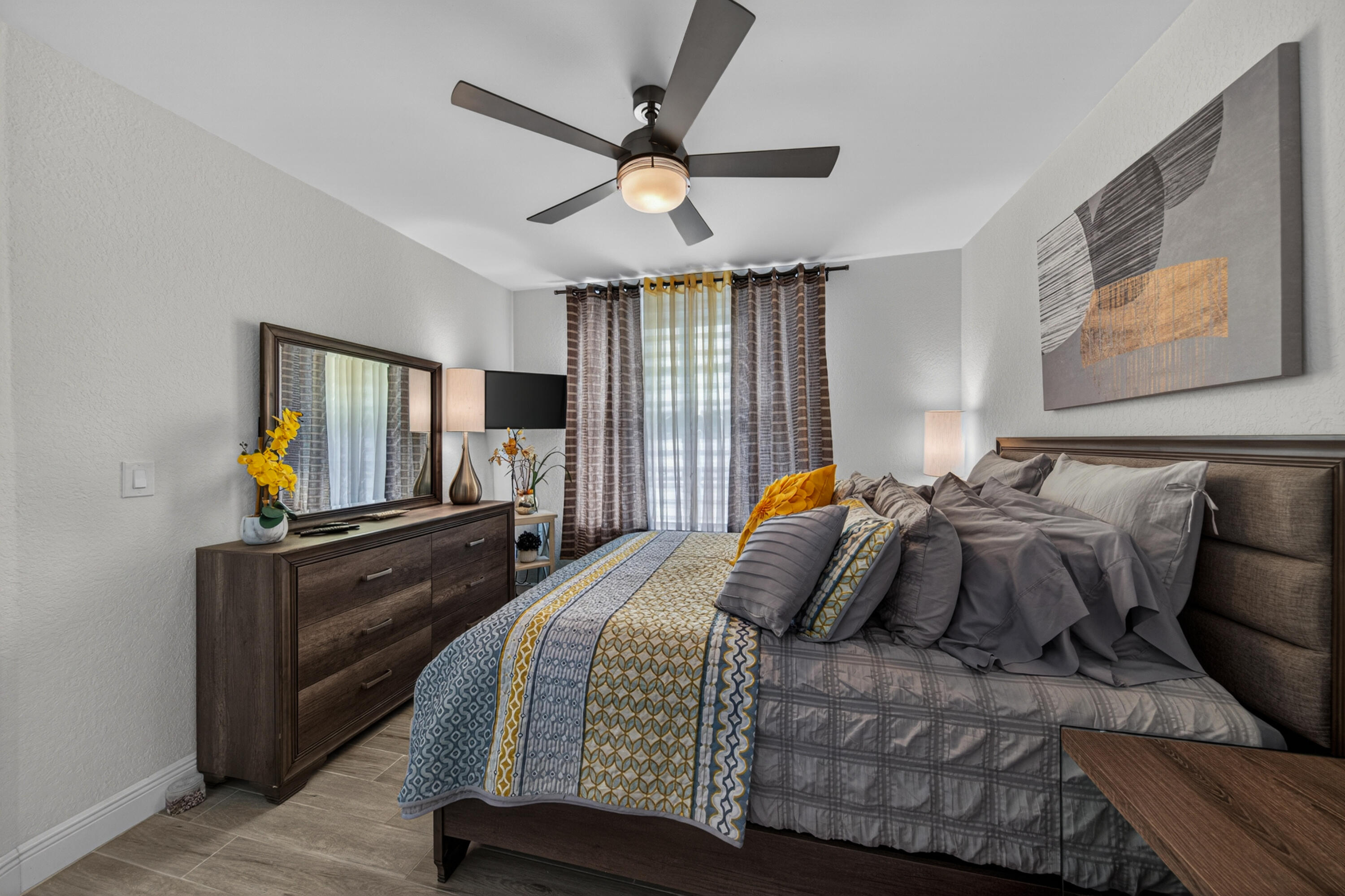2851 South Ocean Boulevard, Unit 1N Boca Raton, FL 33432 - Photo 24 of 54 a bedroom with a bed and window