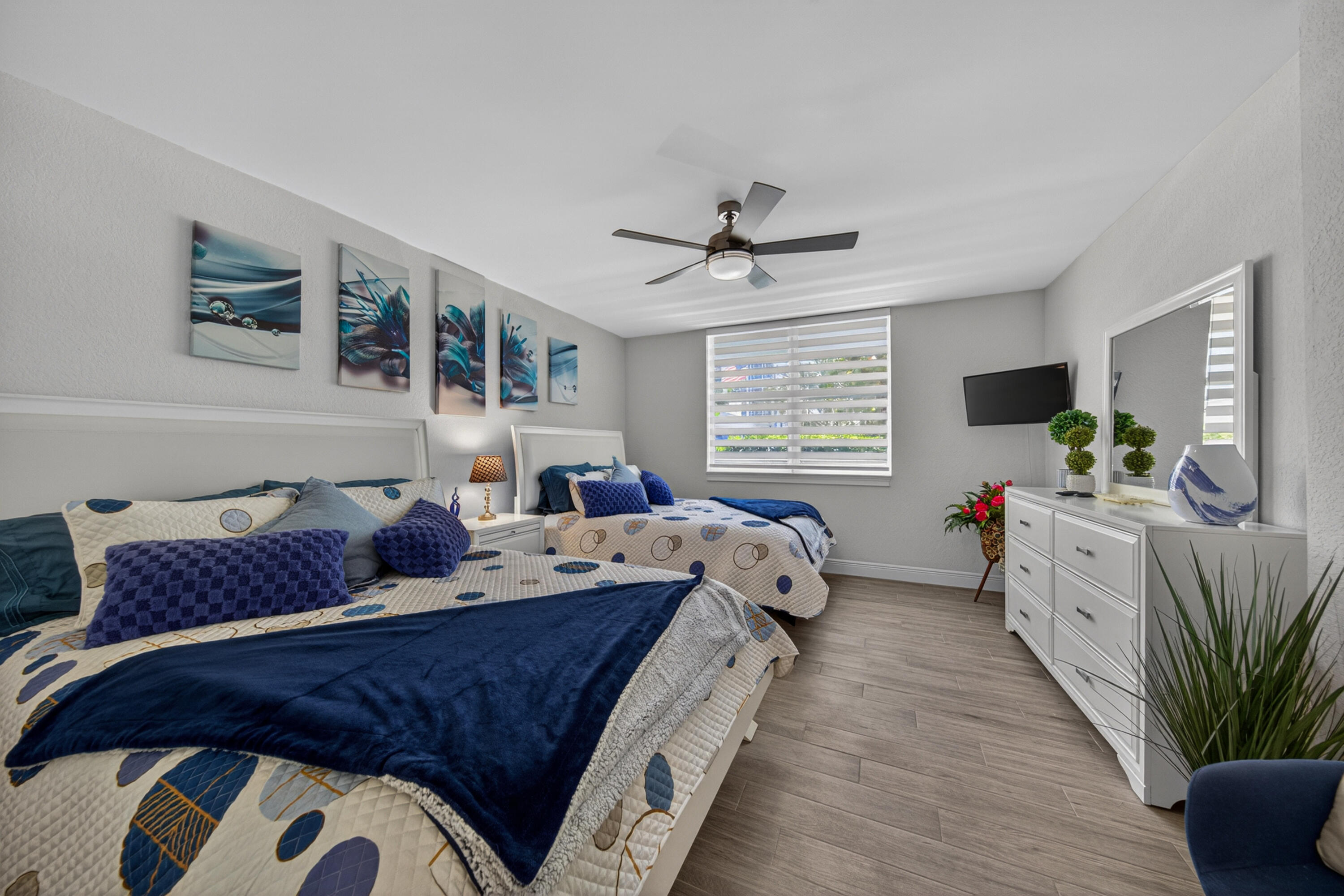 2851 South Ocean Boulevard, Unit 1N Boca Raton, FL 33432 - Photo 28 of 54 a bed room with bed and a window
