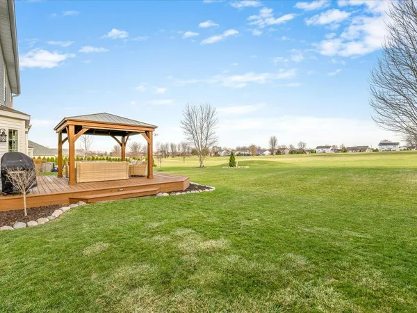 a view of a swimming pool with an ocean view