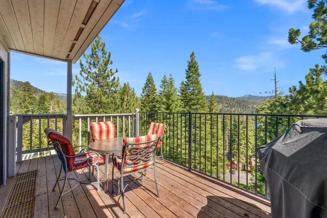 a view of a chairs on the roof deck