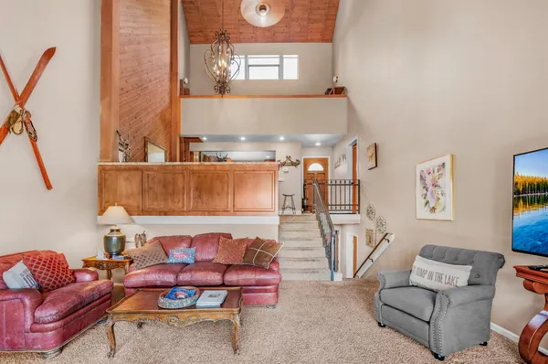 a view of a two chairs in the roof deck