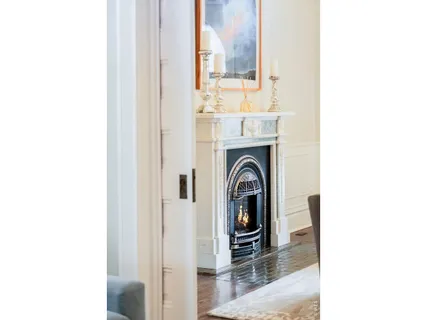a view of livingroom with washer and dryer