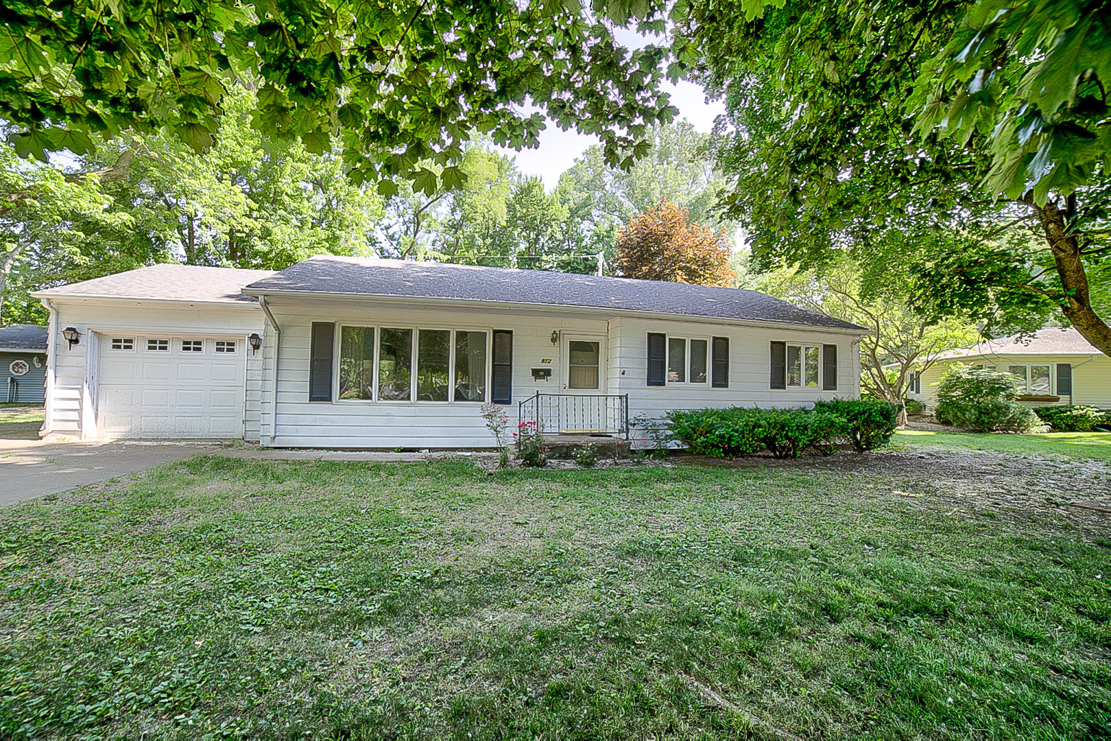 912 East Locust Street Watseka, IL 60970 - Photo 1 of 18 a view of a house with a backyard