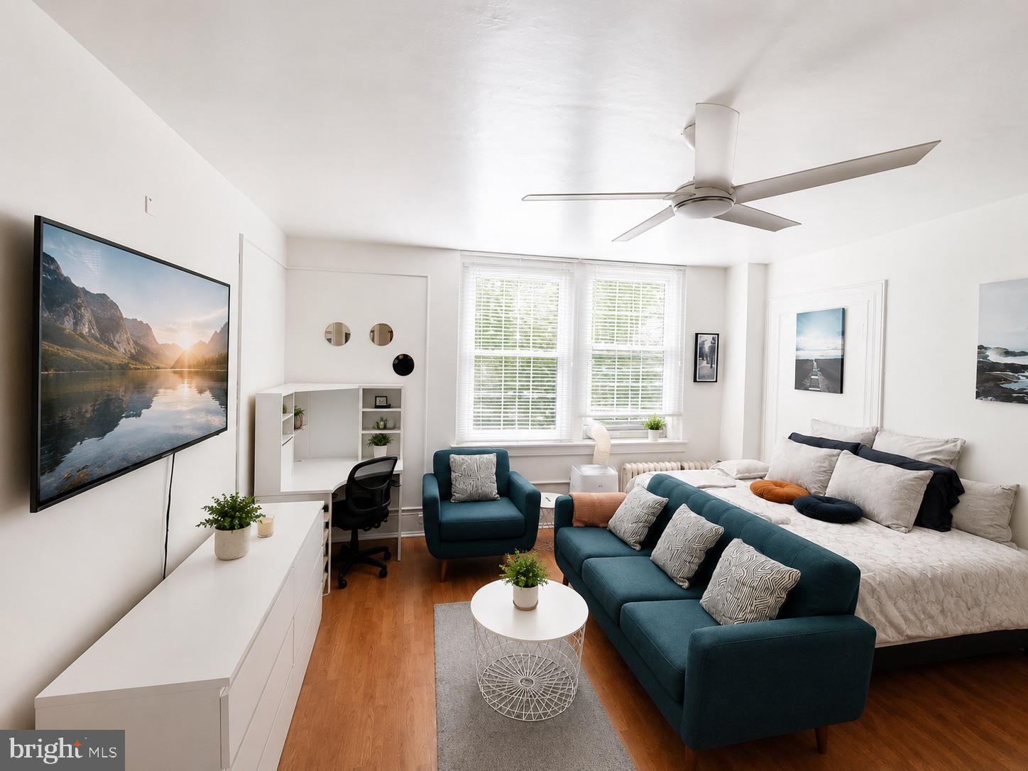 1324 Locust Street, Unit 632 Philadelphia, PA 19107 - Photo 12 of 15 Bright and airy modern living space.