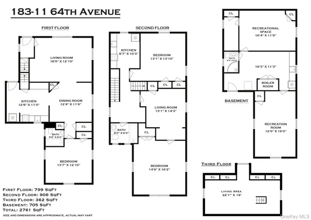 $1,288,000 | 183-11 64th Avenue | Fresh Meadows