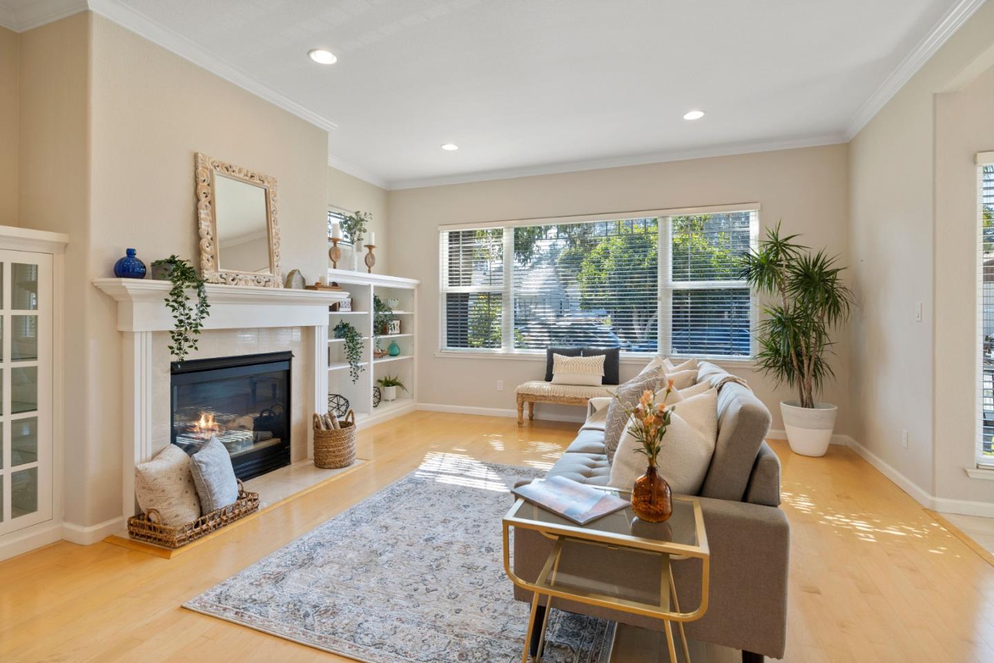 610 Gilroy Drive Capitola, CA 95010 - Photo 10 of 36 a living room with furniture and a fireplace