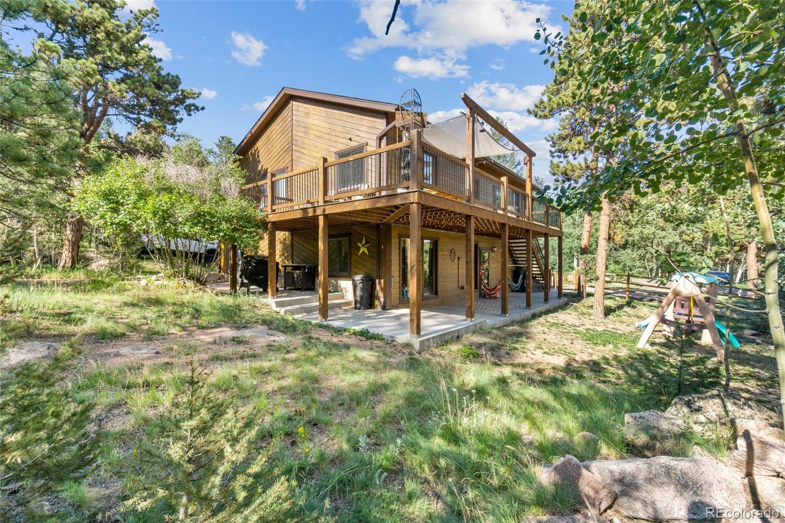 30540 Rand Road Conifer, CO 80433 - Photo 1 of 37 a view of a building with a garden