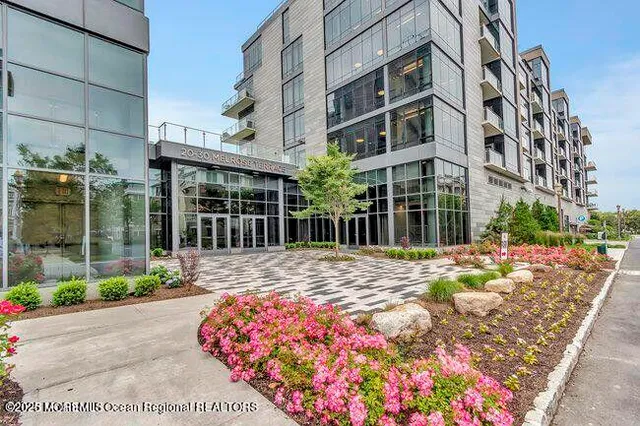 a front view of a building