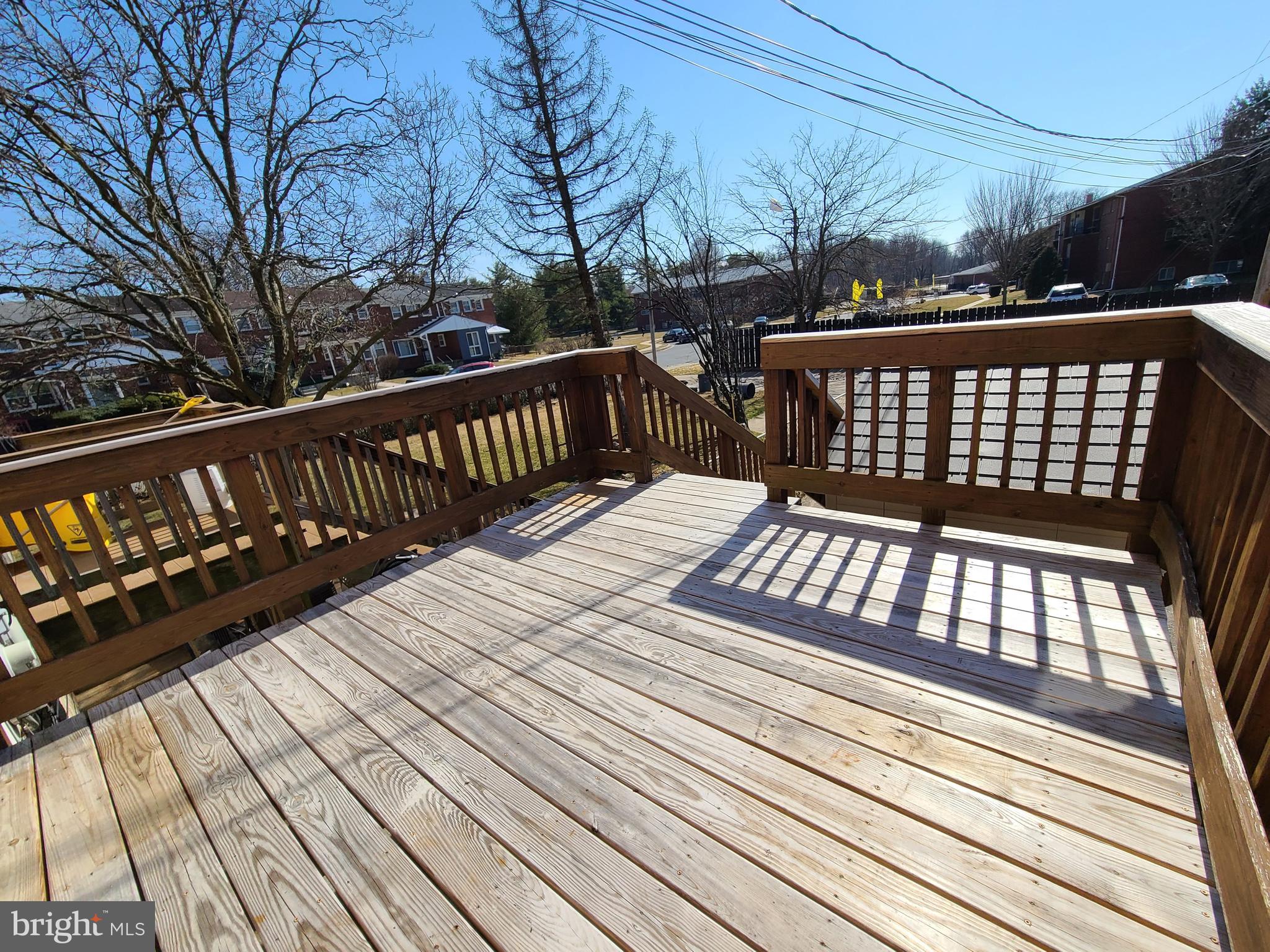 6802 Brookmill Road Baltimore, MD 21215 - Photo 30 of 36 Rear Deck