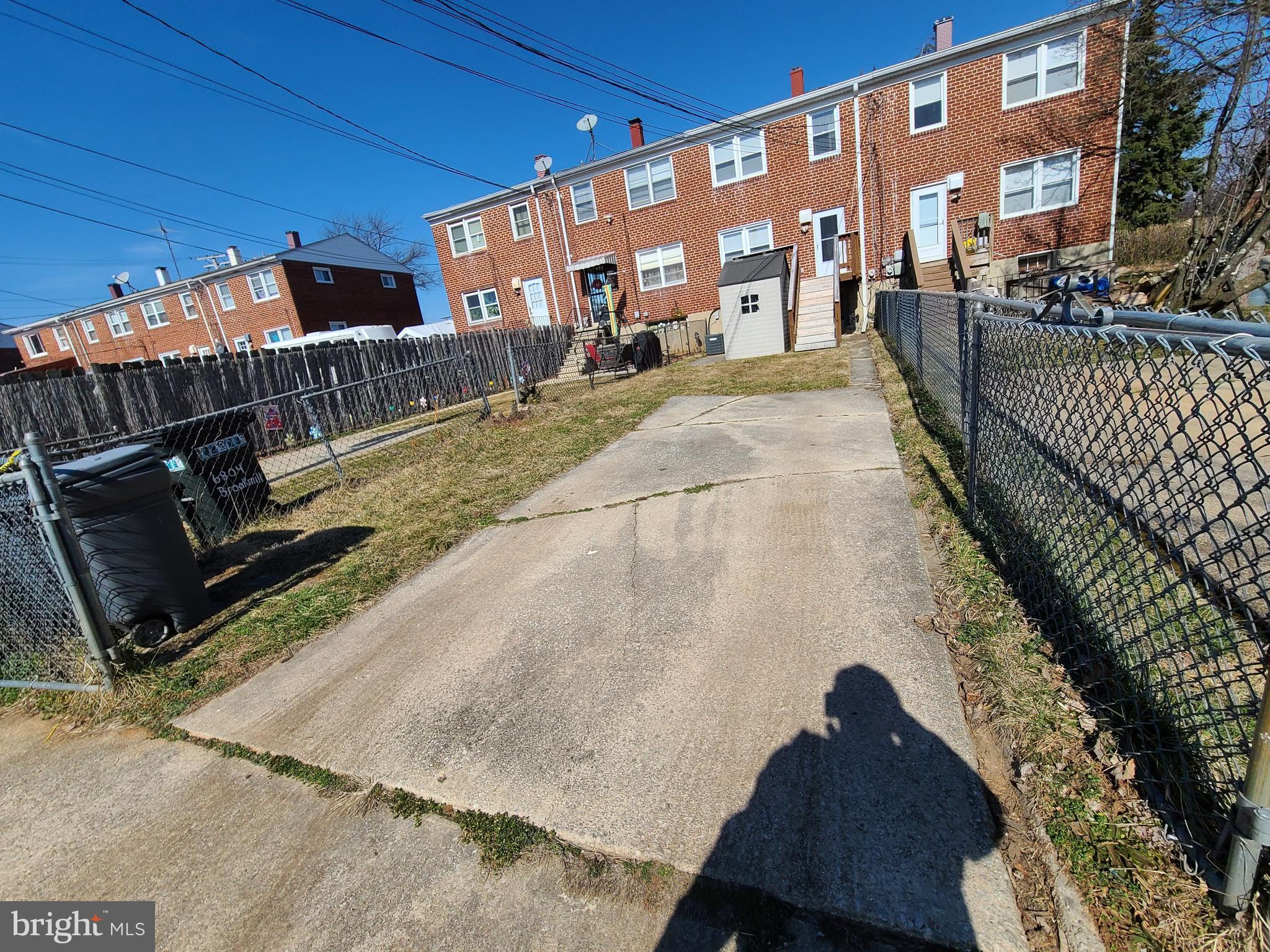 6802 Brookmill Road Baltimore, MD 21215 - Photo 36 of 36 Rear Parking Pad