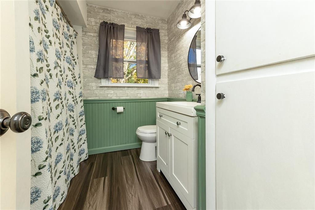 10 Fredonia Road Greenville, PA 16125 - Photo 17 of 28 a bathroom with a sink a toilet and shower