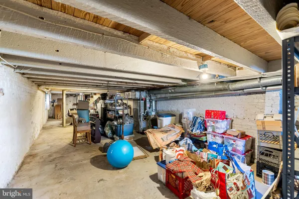 a view of a room with racks
