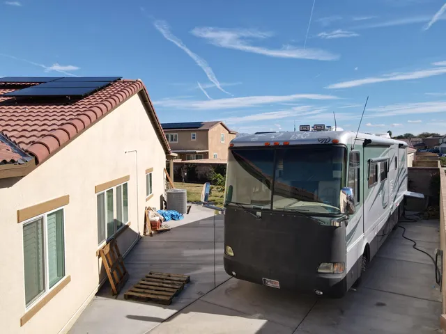 a view of a house with a balcony