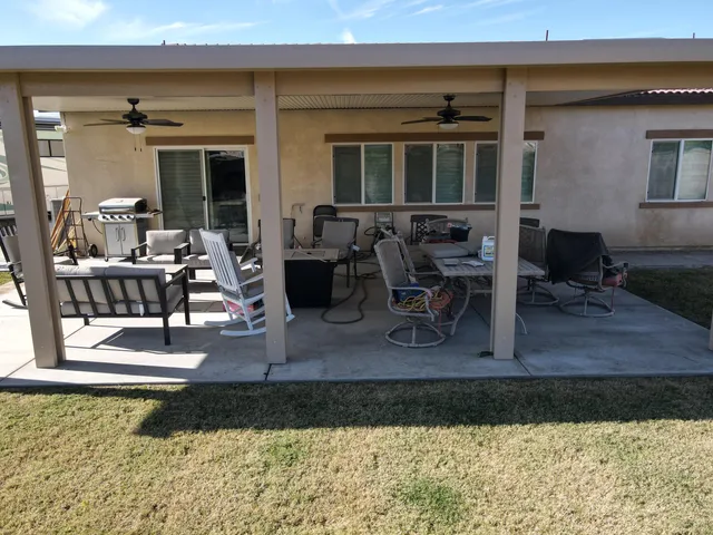 a view of a living room and dining room
