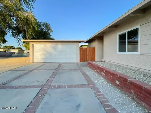 a backyard of a house