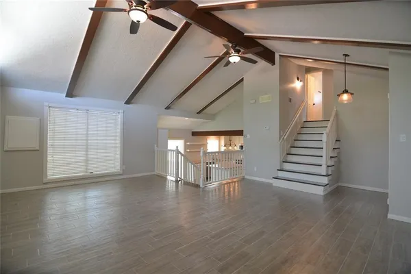 wooden floor in an empty room with wooden floor