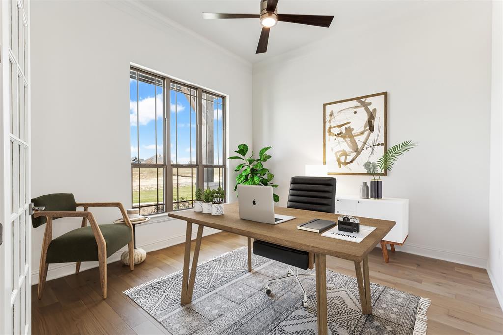 151 Ava Rose Lane Waxahachie, TX 75167 - Photo 16 of 32 a workspace with furniture and a window