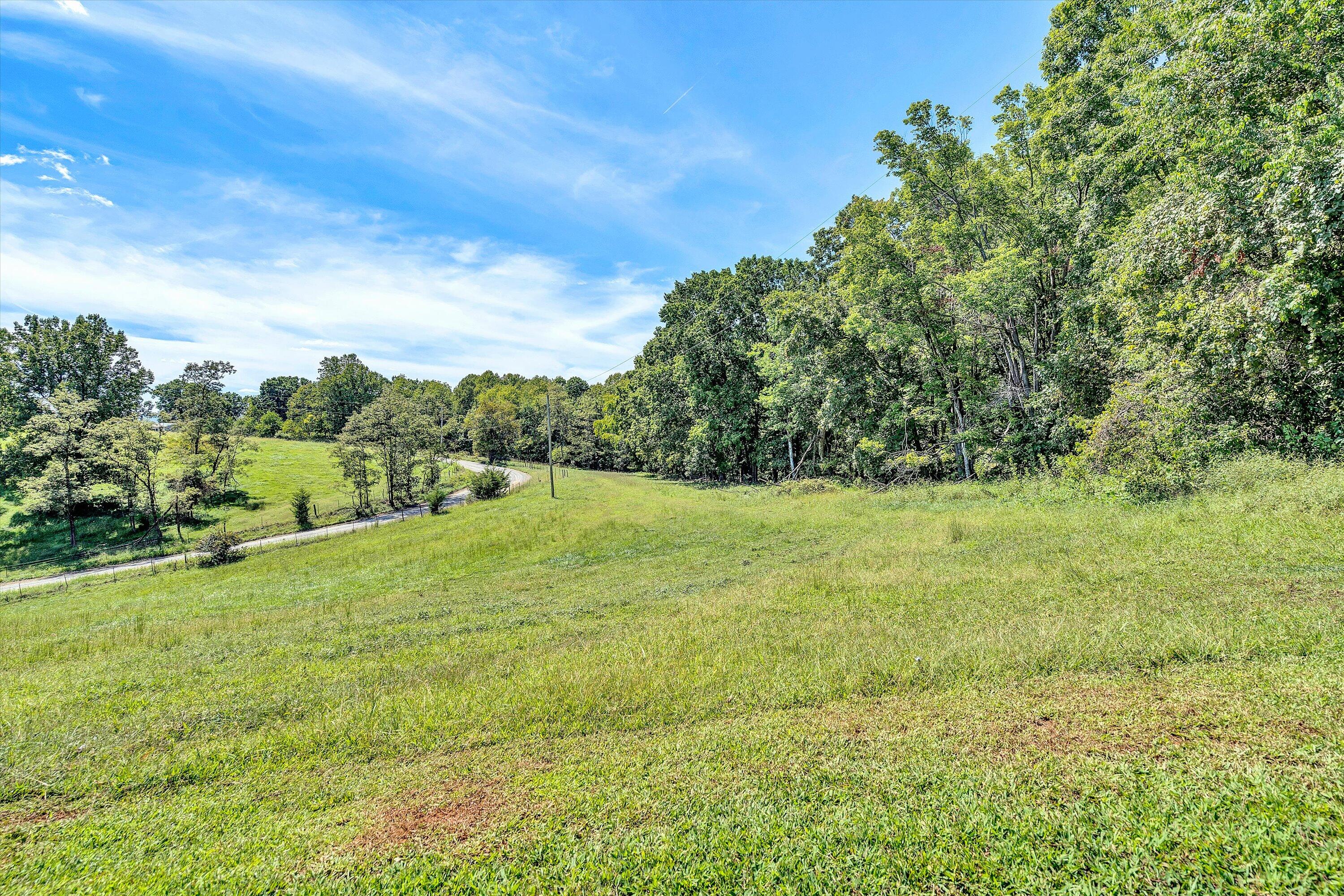 2357 Nemmo Road Vinton, VA 24179 - Photo 38 of 54 a view of a green field with wooden fence