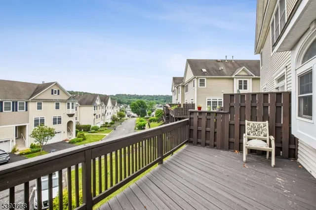 a view of a city from a balcony