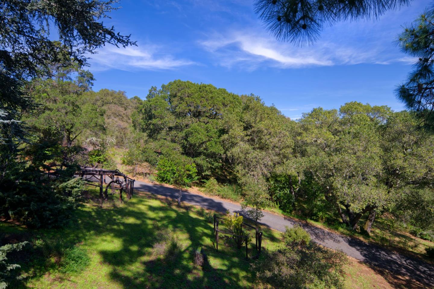 26969 Moody Road Los Altos Hills, CA 94022 - Photo 34 of 52 a view of a yard with a tree