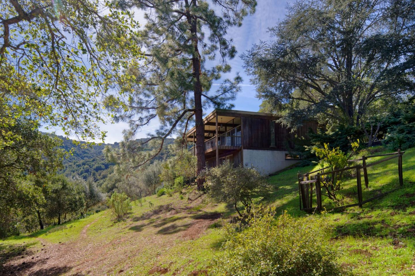 26969 Moody Road Los Altos Hills, CA 94022 - Photo 8 of 52 a view of a house with a yard