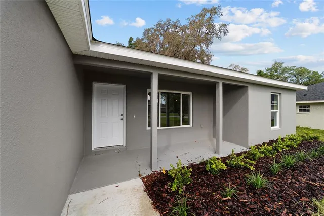 a house with a outdoor space